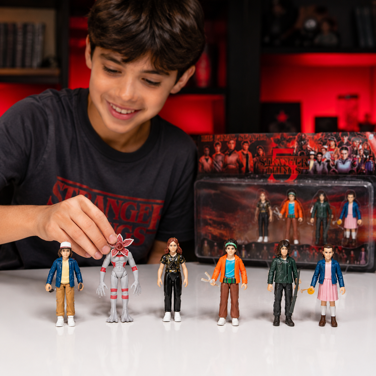 Set 6 Figuras Stranger Things 5 Colección