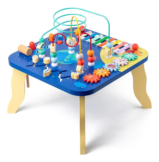 Mesa De Actividades Montessori 5 En 1 Madera 41 Cm