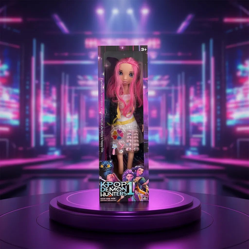 Muñeca Guerrera Kpop Mira 60cm Con Accesorios