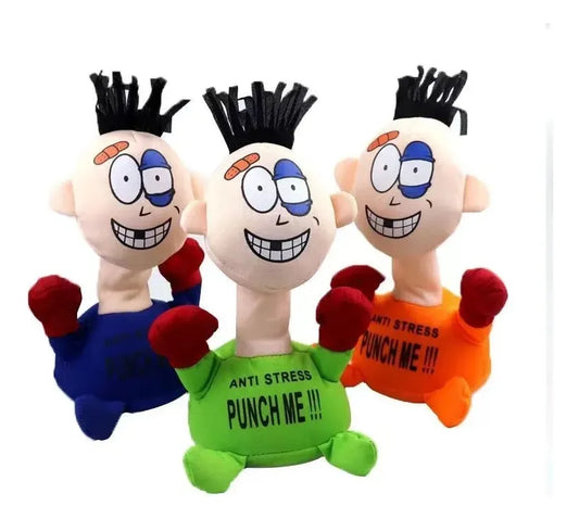 Muñeco Punch Me Golpea Antiestres A Pila Divertido
