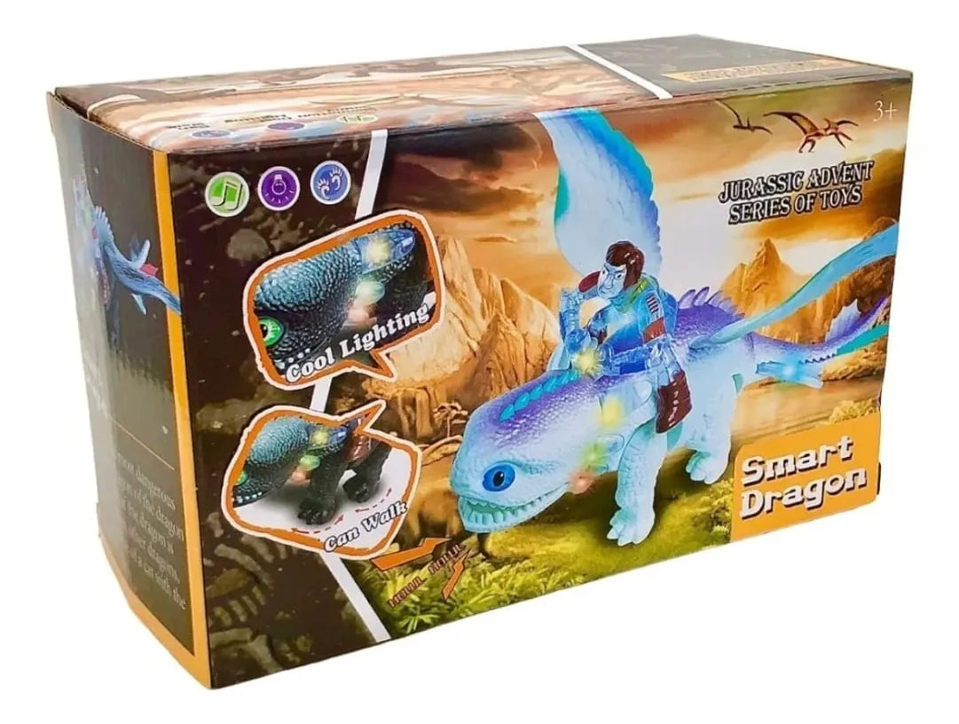 Muñeco Dragon Chimuelo Furia Luminosa Luz Y Sonido