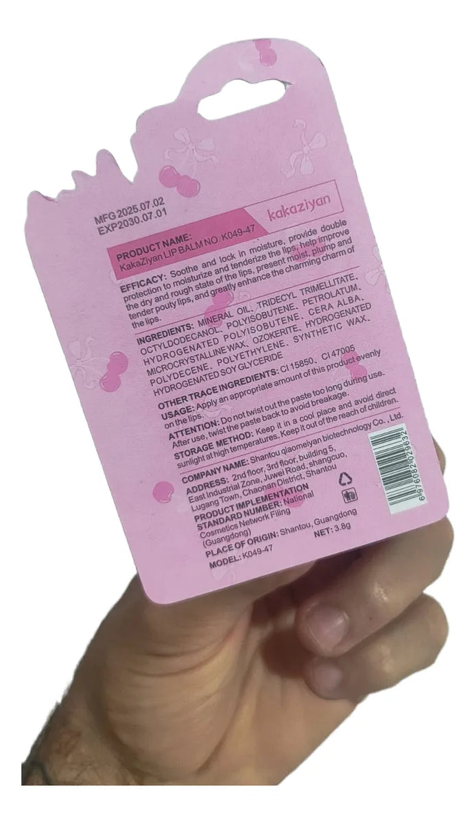 Balsamo Labial Stitch En Blister Pack X6