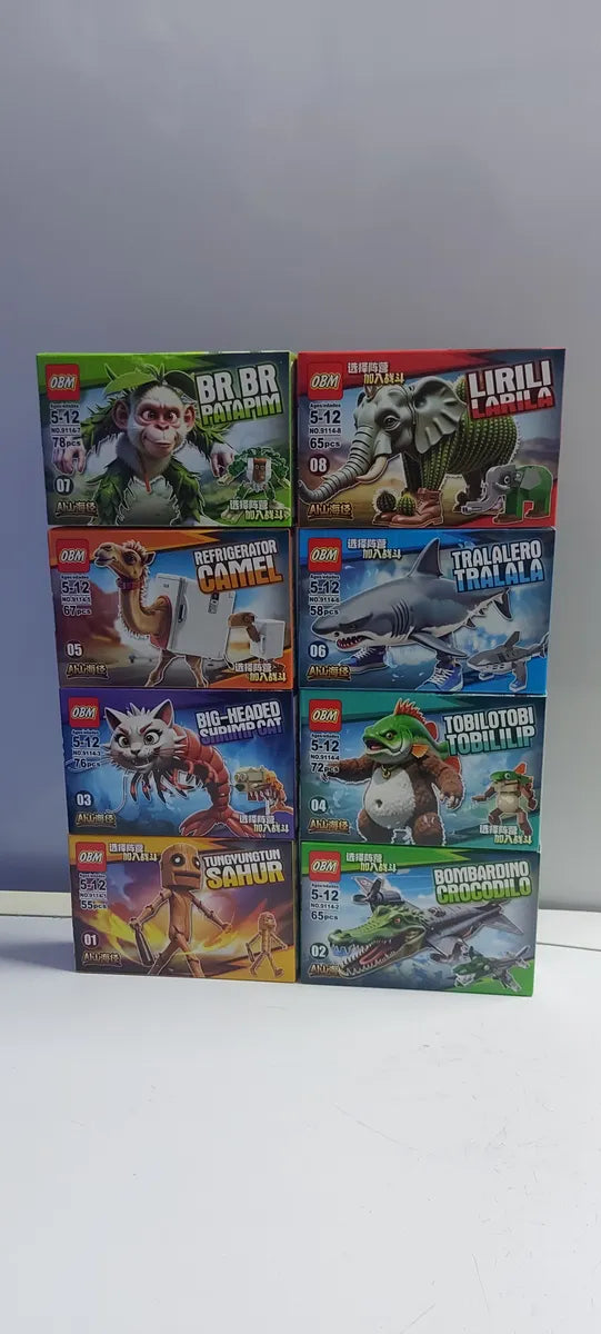 Bloques Para Armar Personajes Italian Brainrot