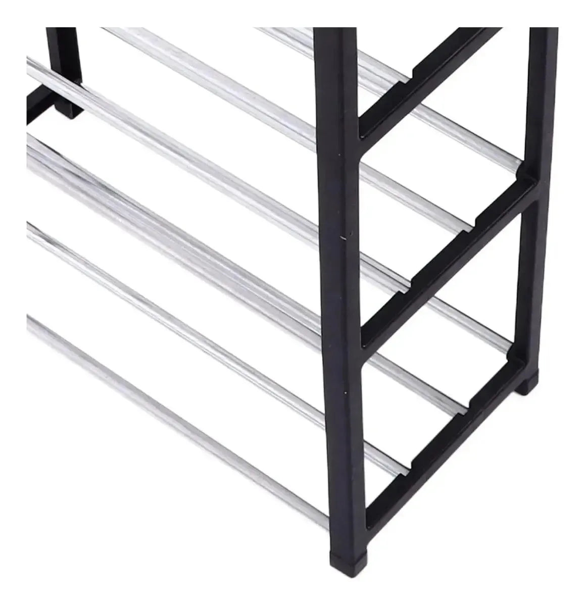 Rack Zapatero De 5 Niveles Para 10 Pares Negro