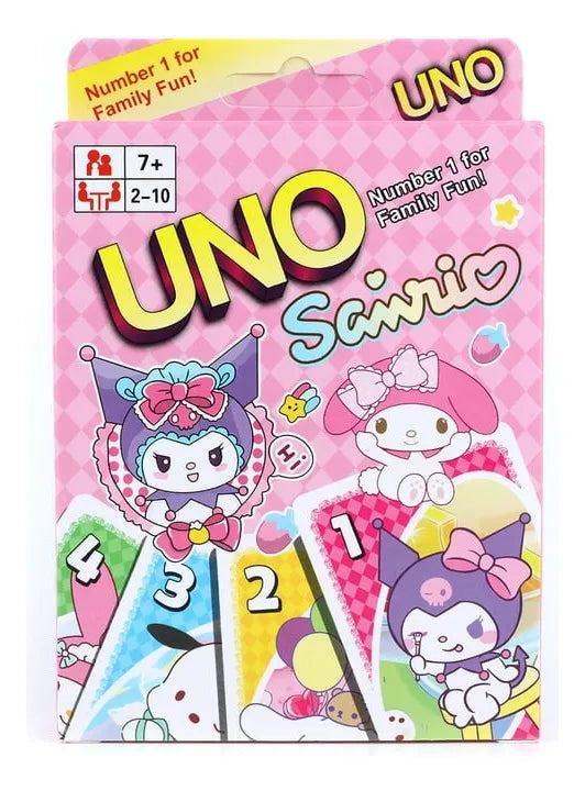 Juego De Mesa Cartas Uno Sanrio HELLO KITTY
