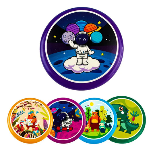 Disco Frisbee 20cm Plástico Pu Flexible Infantil