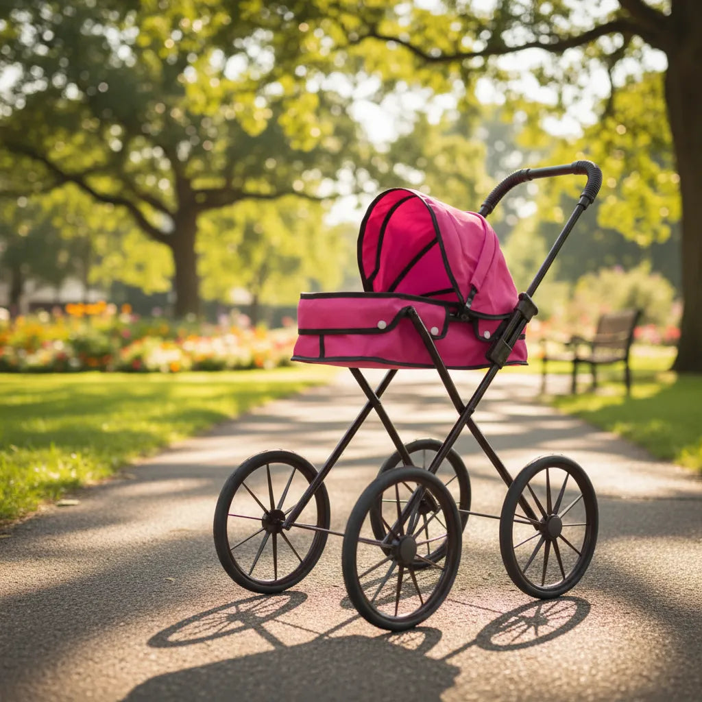 Cochecito De Muñecas Moises Realista 39x66x74cm