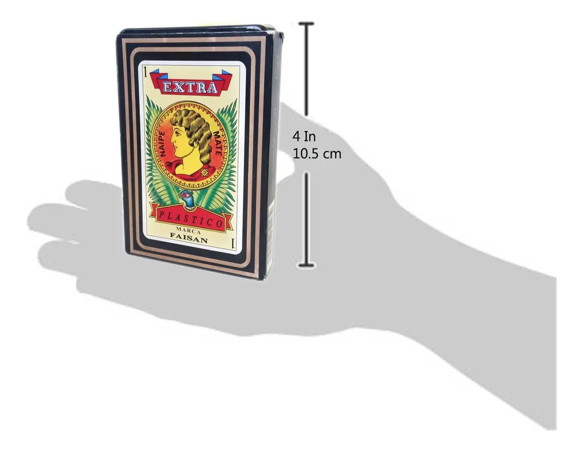 Baraja Española 100% Plástico, 40 Cartas Con Caja