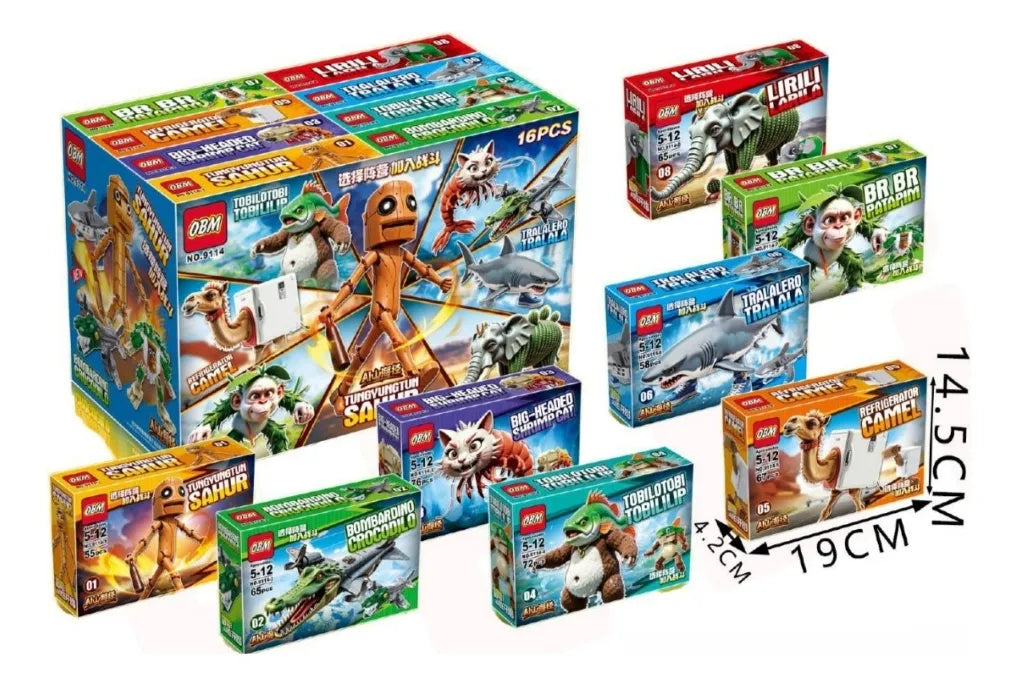 Bloques Para Armar Personajes Italian Brainrot