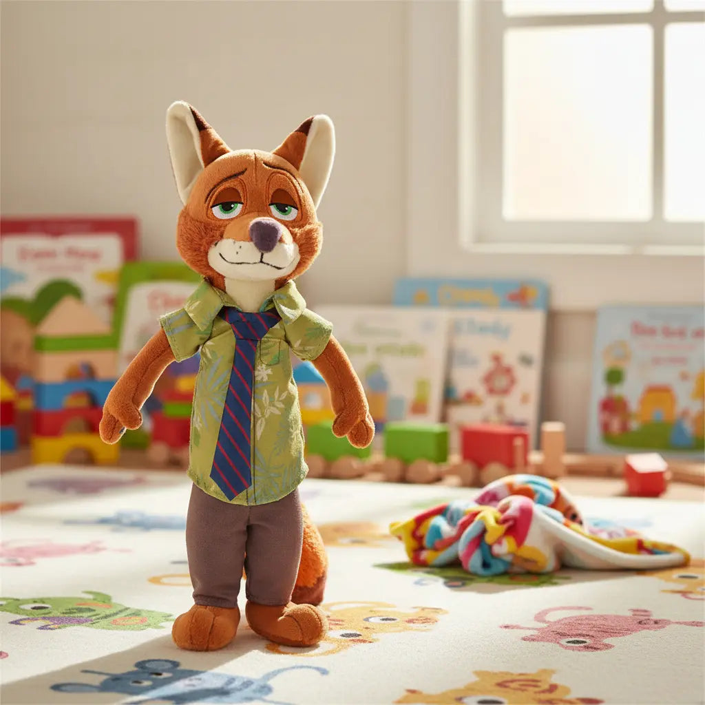 Pack 2 Peluches Zootopia Judy Hopps Nick Wilde 40cm