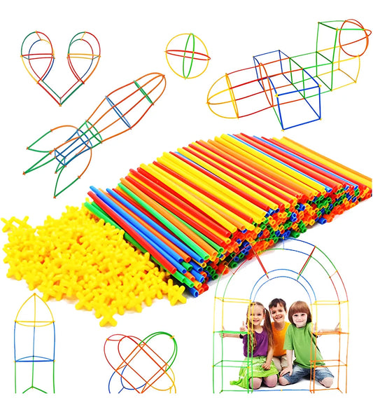 Juego De Encastre Palitos Con Conectores 110pcs
