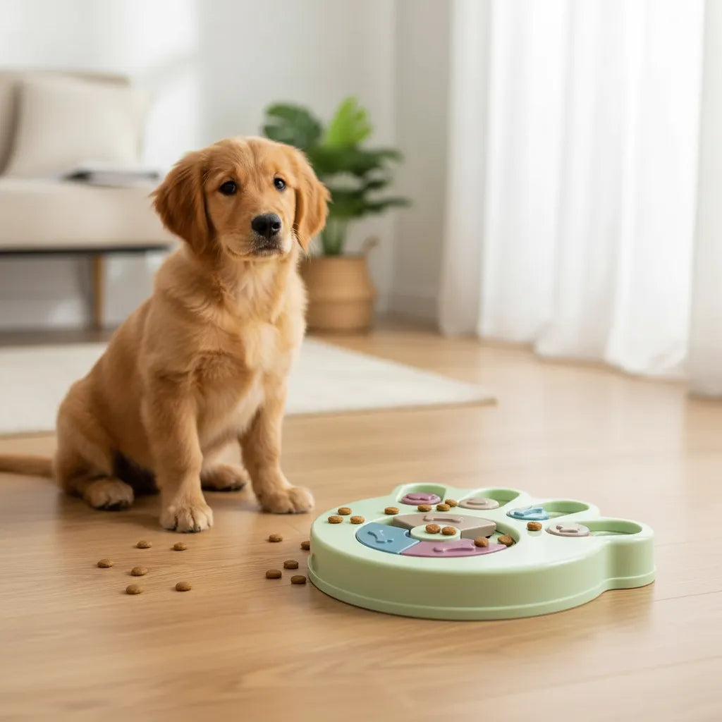 Dispensador De Comida Interactivo Para Mascotas
