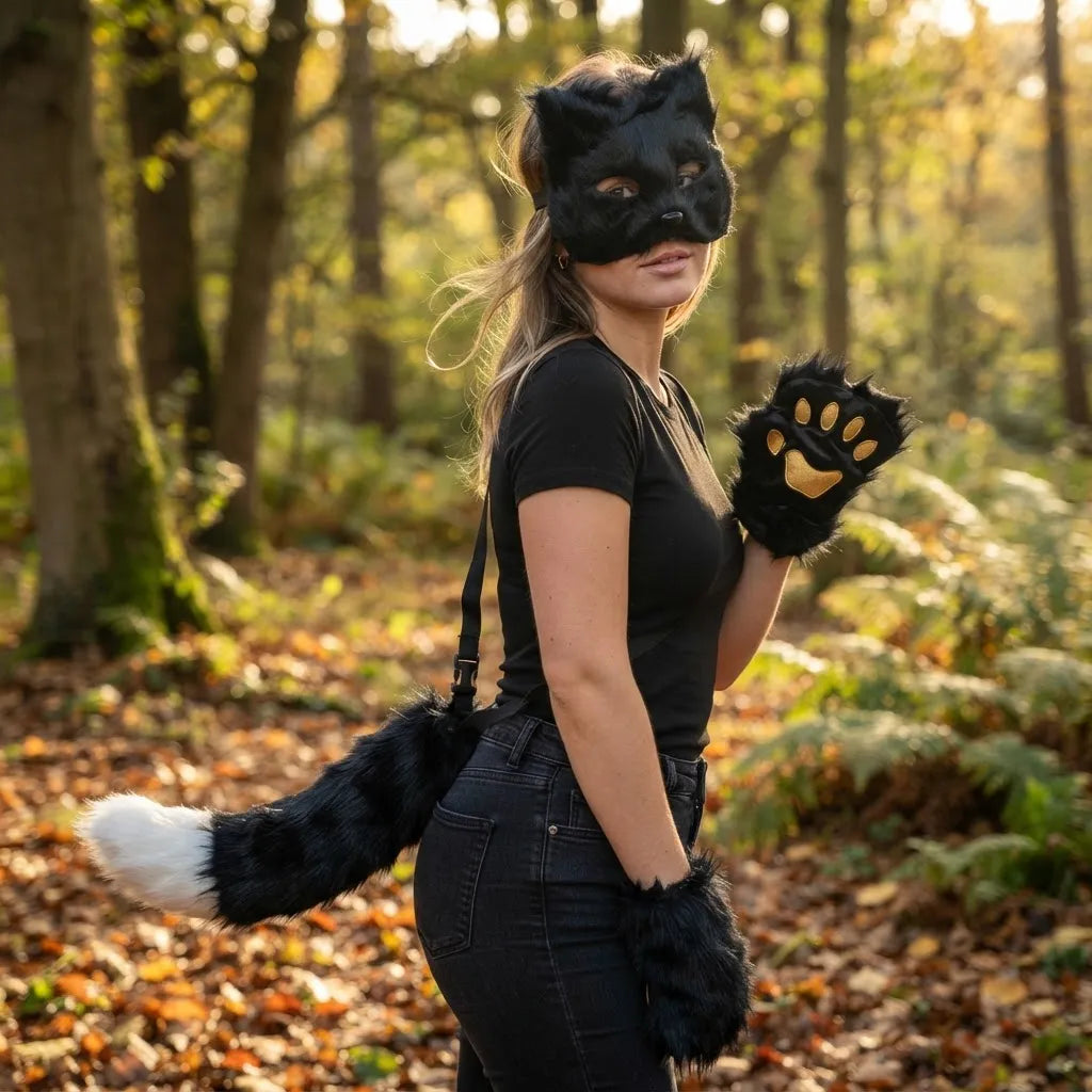 Set Disfraz Animal Therian Zorro 3 Piezas