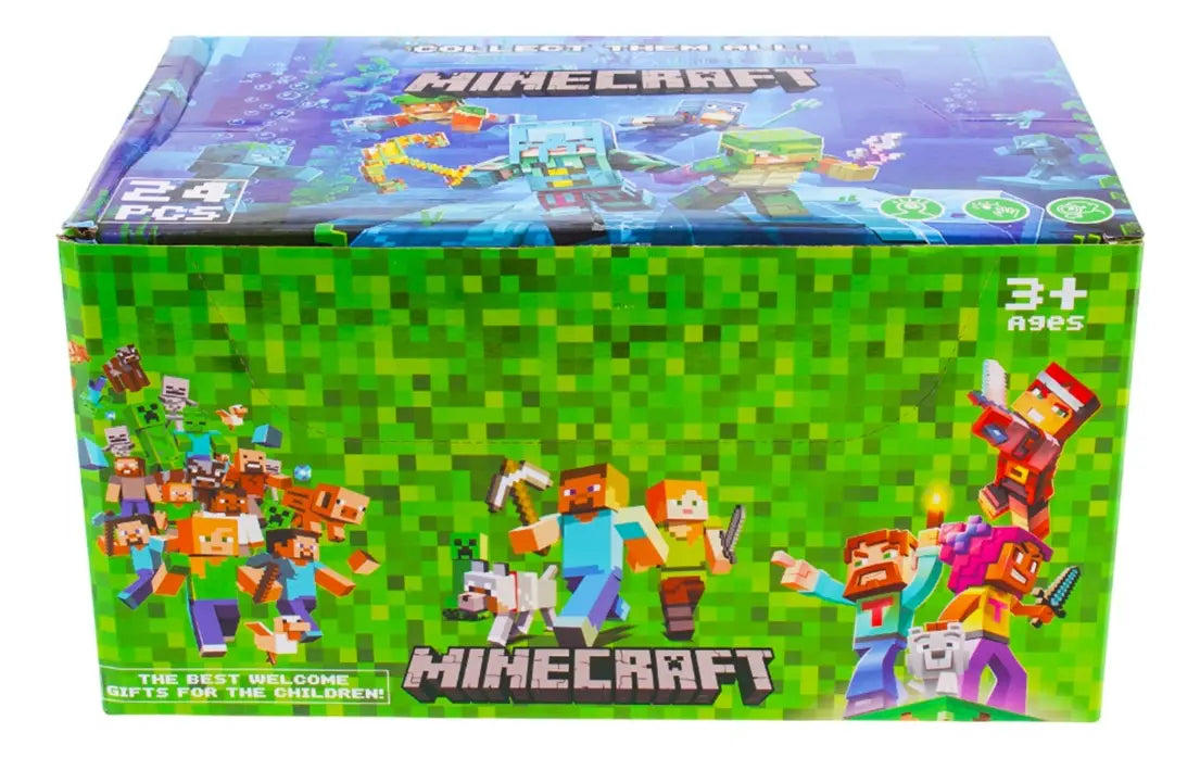 Sobre Sorpresa Minecraft Muñeco + 3 Cartas