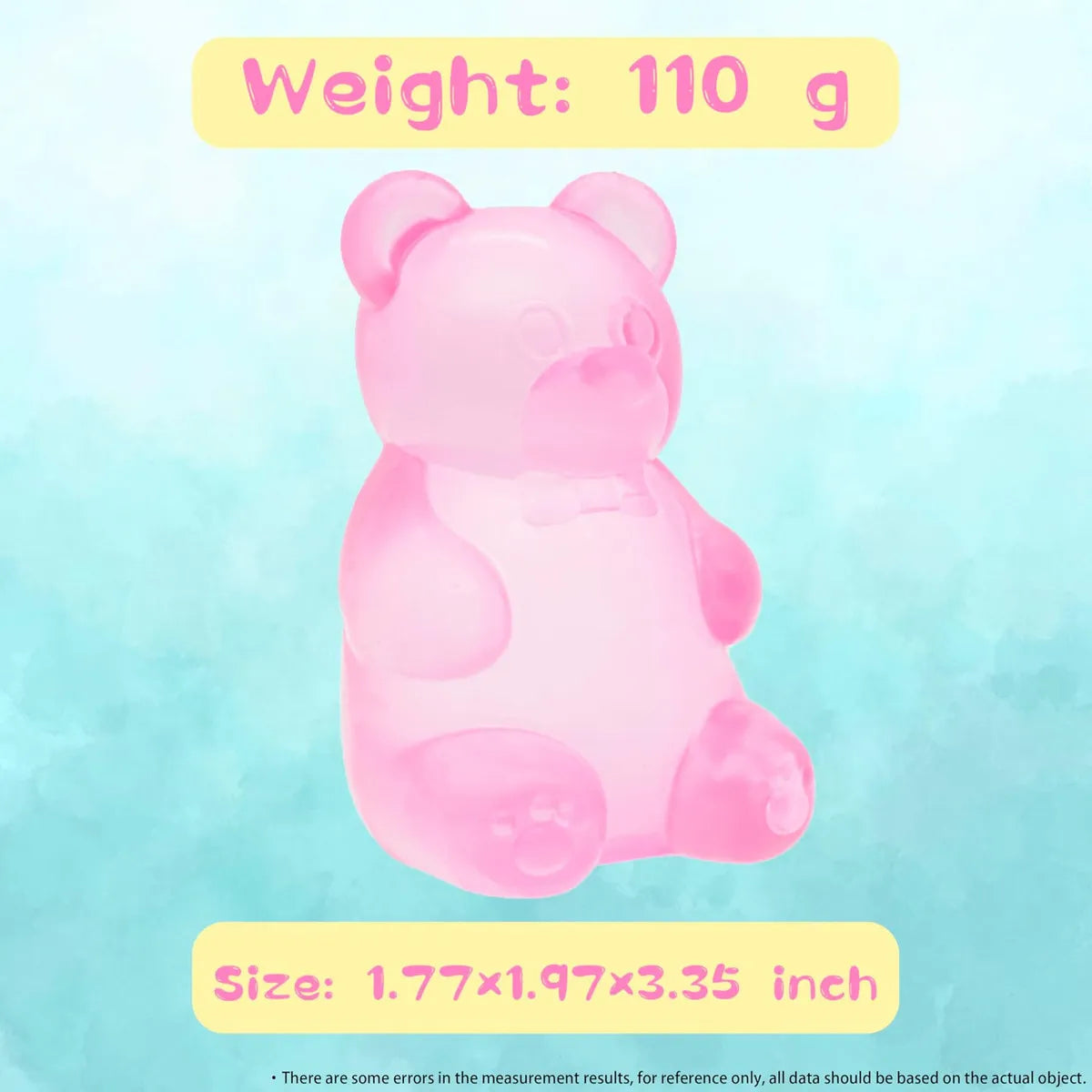 Squishy Oso Gummy Bear Antiestres Tendencia