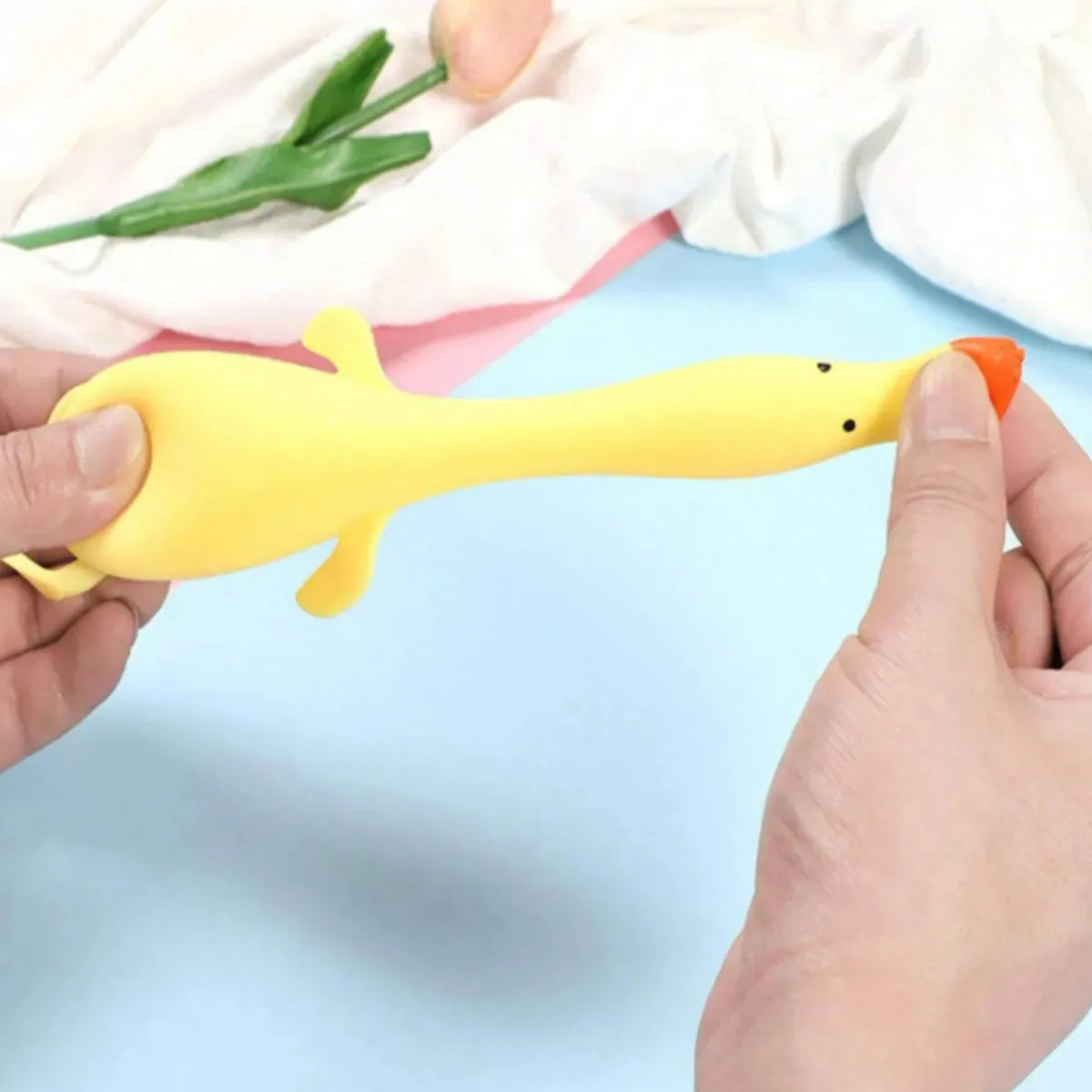 Pato Antiestrés Squishy Soft Fidget Duck, 16 Cm