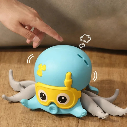 Juguete Pulpo A Cuerda 23x11cm Bebes Abs