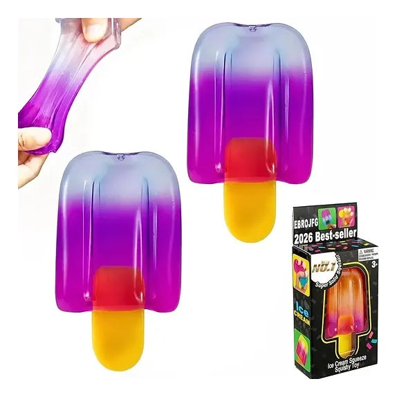 Pack 3 Squishys Pizza Helado Lata Viral Antiestres