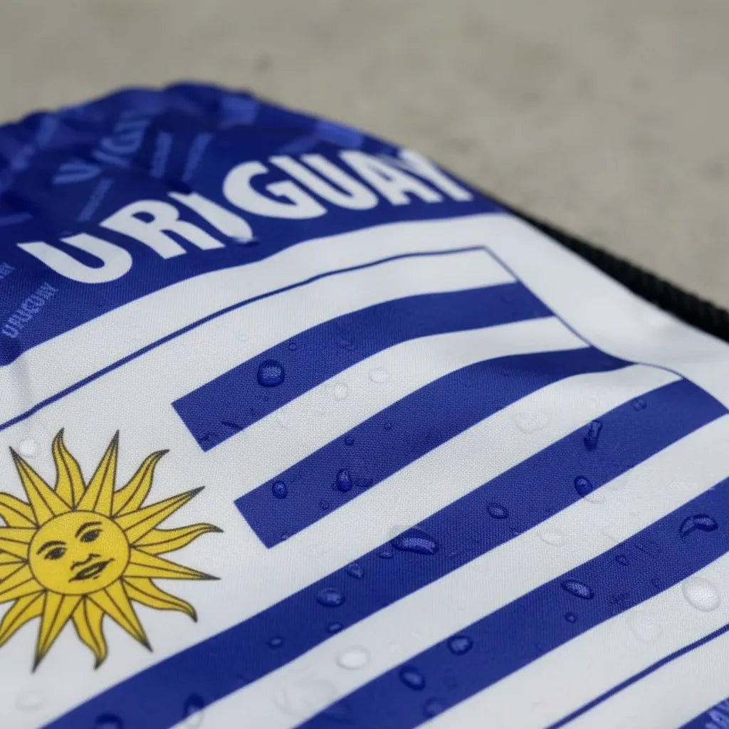 Mochila Bolso Con Cuerdas Uruguay Bandera