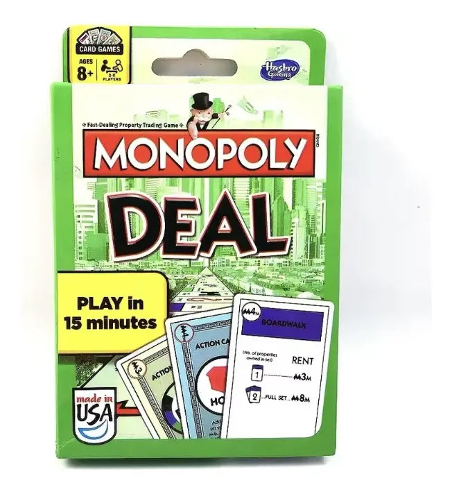 Juego De Cartas Monopoly Deal Ingles