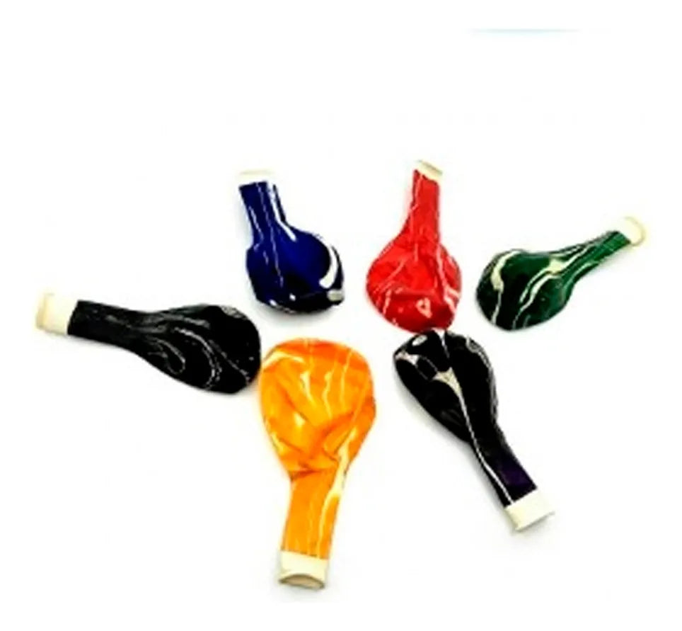 Globos Marmolados Pack X10 Unidades Surtidos