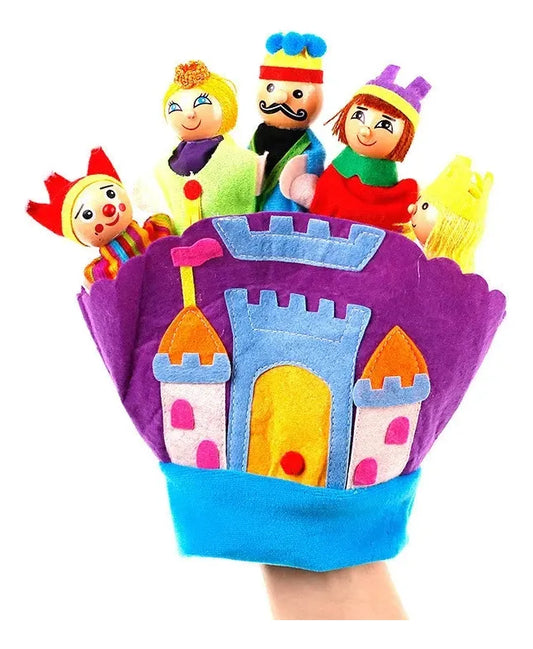 Guante De Titeres La Familia Infantil 5 Miembros