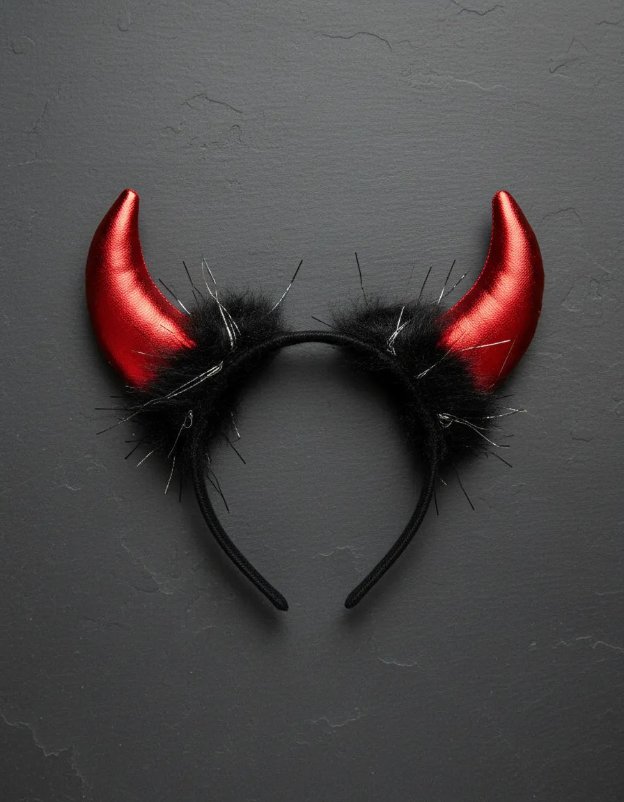 Tiara Roja Diabla Para Disfraces Disfraz Cotillon