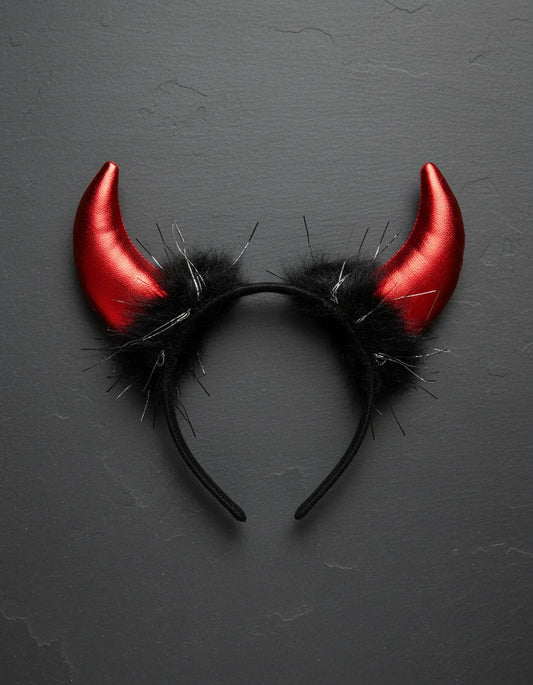 Tiara Roja Diabla Para Disfraces Disfraz Cotillon