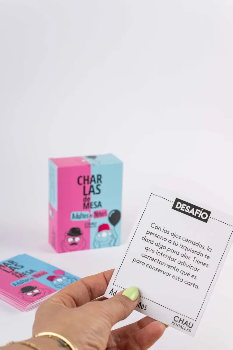 Juego Charlas De Mesa Adultos Vs Niños Chaupantallas
