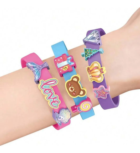 Set Para Armar Pulseras Infantil Silicona