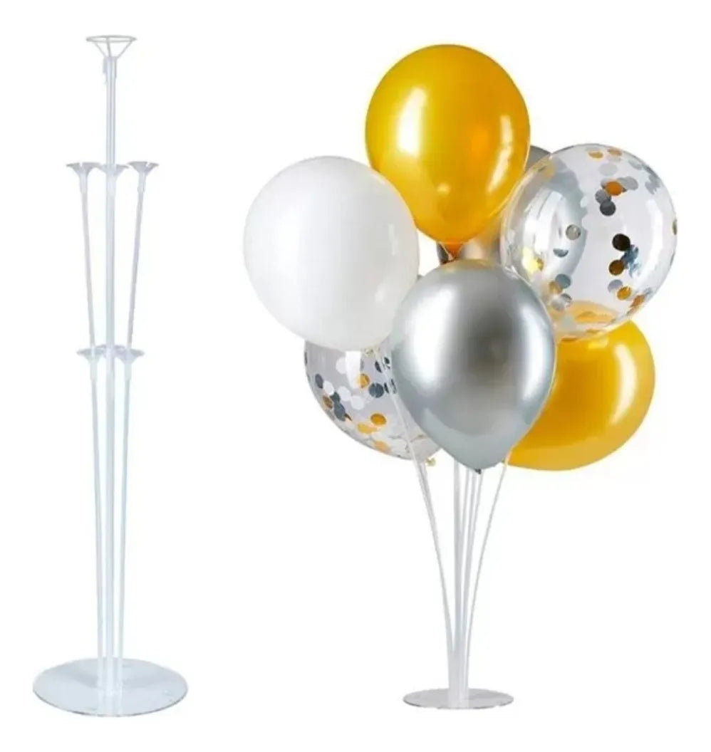Soporte Con Base Acrilica Para 7 Globos