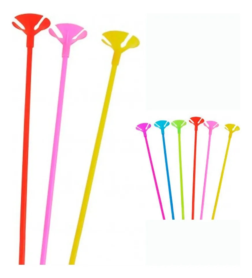 Varillas Portaglobos Plásticas Packx12 Surtidas