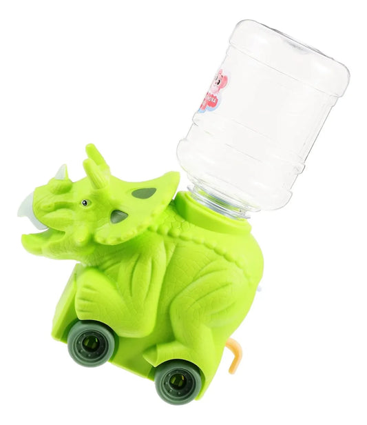 Mini Dispensador De Agua Infantil Dinosaurio 17cm