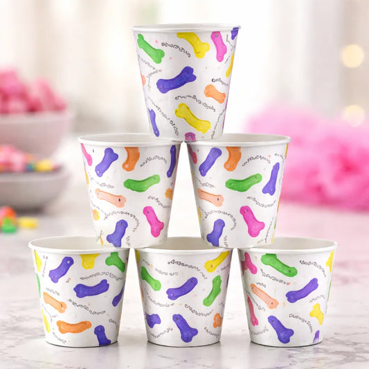 Vasos Descartables Eróticos X6 Despedida De Soltera