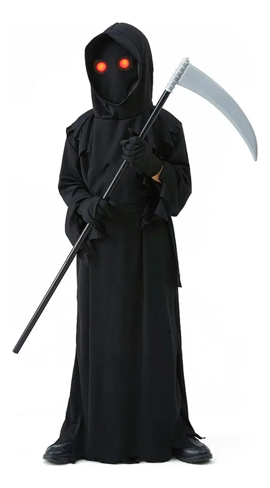 Disfraz La Muerte Ojos Rojos Infantil Halloween