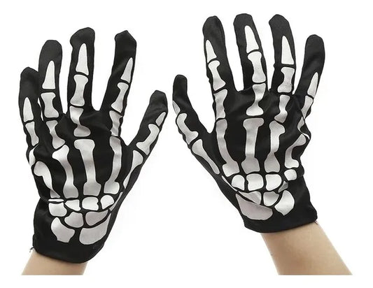 Guantes De Esqueleto Para Adultos de Tela