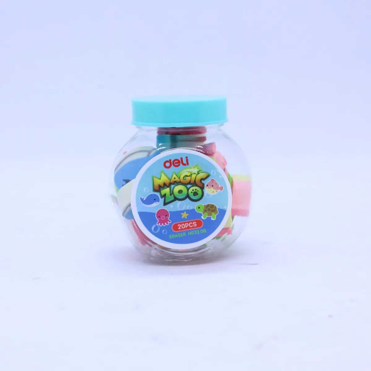 Goma De Borrar Deli Mini Zoo Animales Magic X20