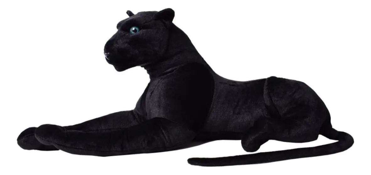 Peluche Pantera Negra 80cm Importado Realista