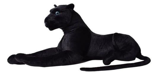 Peluche Pantera Negra 80cm Importado Realista