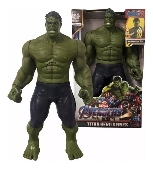 Muñeco Hulk 30 Cm Con Luz Y Sonido