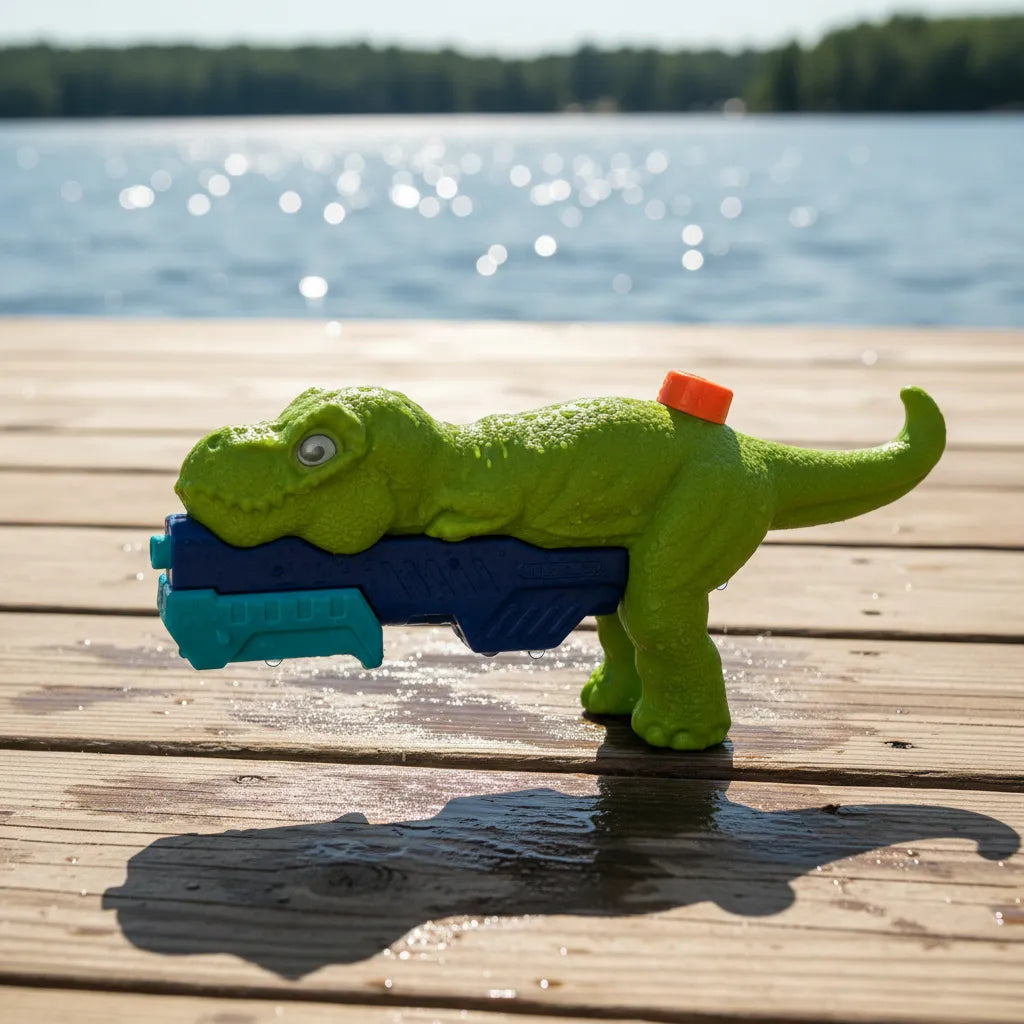 Pistola De Agua De Dinosaurio 41cm