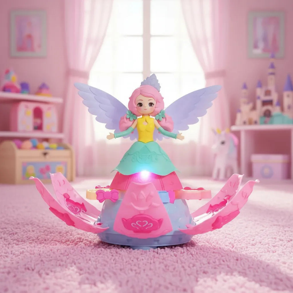 Muñeca Bailarina 360° Con Luz Y Sonido