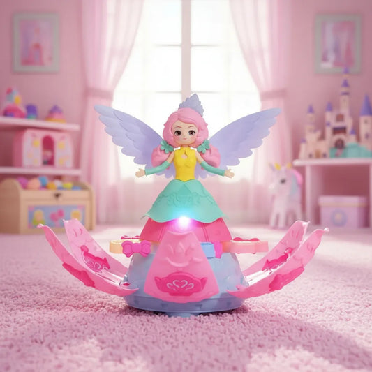 Muñeca Bailarina 360° Con Luz Y Sonido