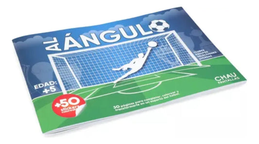 Block Futbol Al Angulo Chau Pantallas 50 Stickers