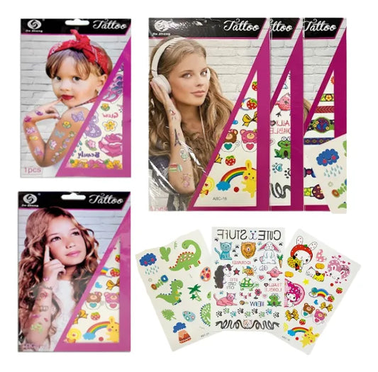 Tatuajes Temporales Infantiles 1 Plancha