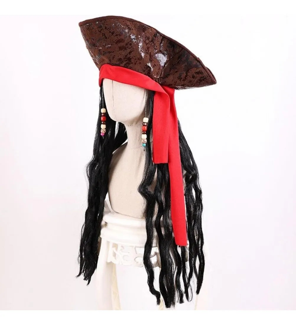 Gorro Para Disfraz Pirata Jack Sparrow