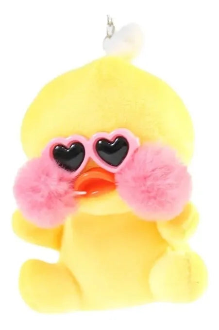 Llavero De Pato Lalafanfan 10 Cm Peluche Souvenir