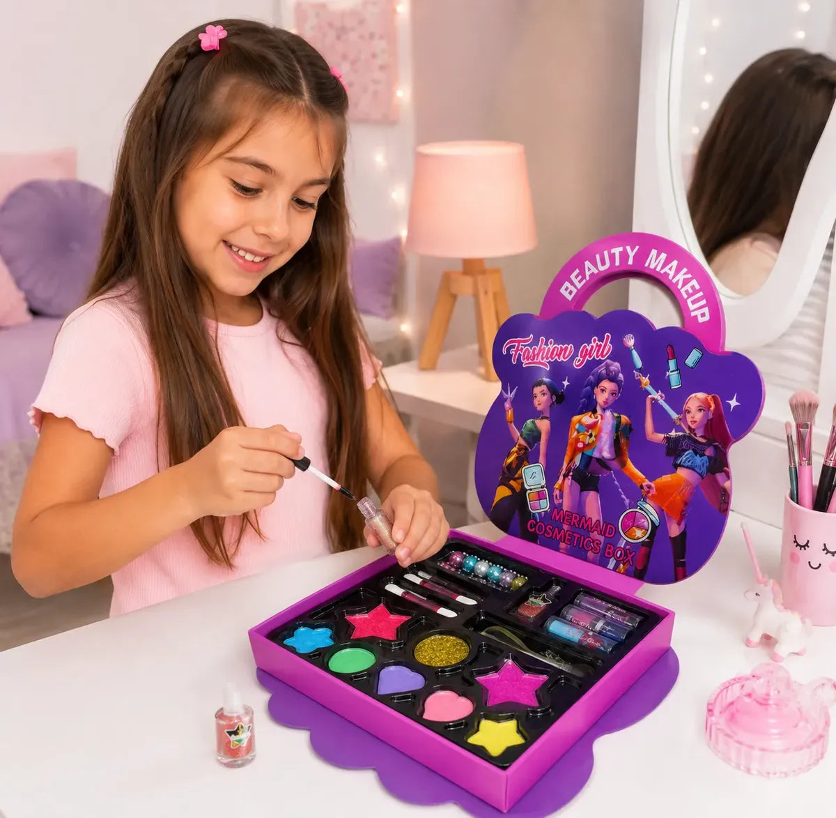 Set De Maquillaje Infantil Guerreras Kpop