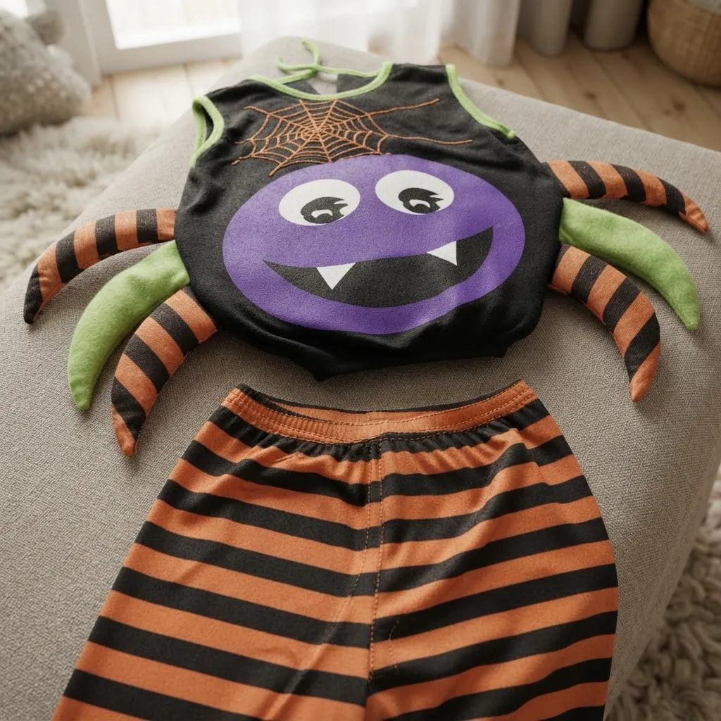 Disfraz De Niño Araña Infantil Halloween con Pantalón
