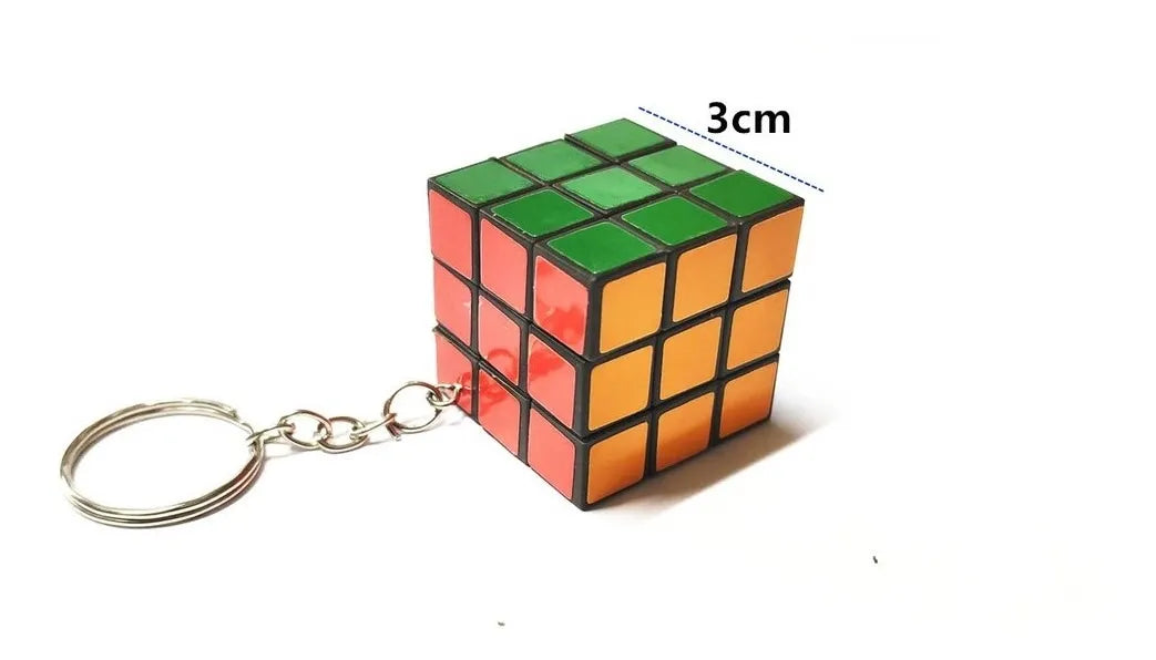Set Llaveros Cubo Rubik X12 Unidades 3x3CM